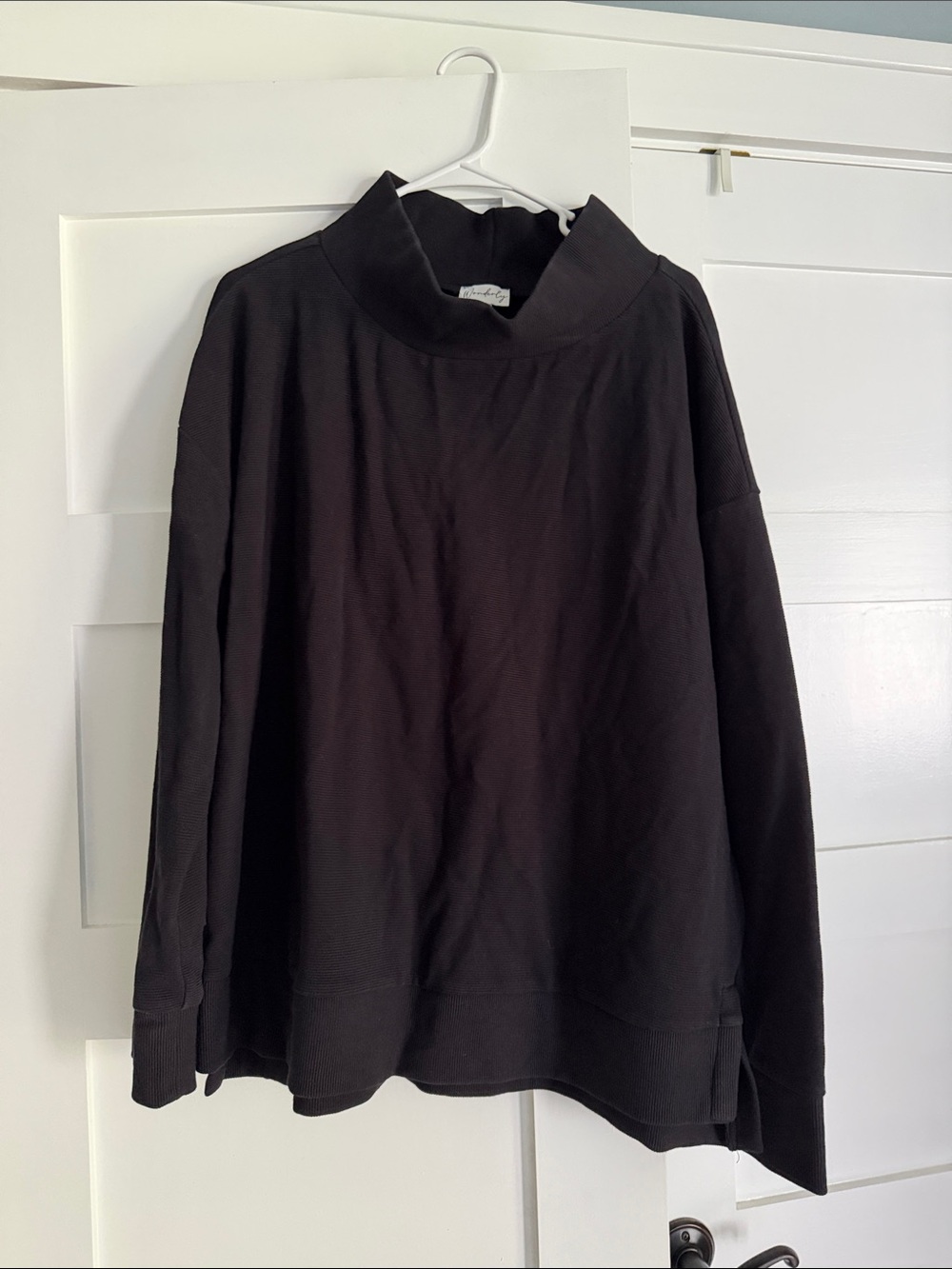 Women’s Black Mock Neck Sweater